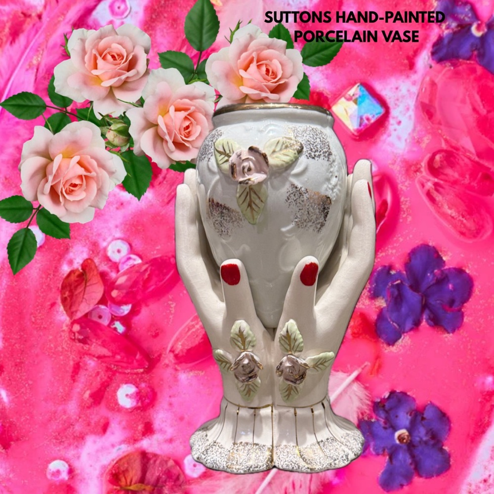 1950’s Porcelain Hand Vase